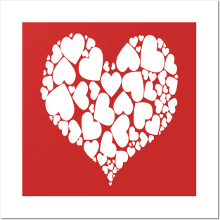 A Heart Full of Love Romantic Pattern Posters and Art